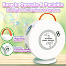 Bubble Machine for Kids Toddlers, Automatic Rechargeable Bubble Machine, 12000+ Bubbles Per Minute, Rotating 90°/360° Oscillating Electric Bubble Maker Outdoor Toys for Ages 3-5 by TinyTreasures Baby Boutique