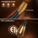 50FT Outdoor String Lights with Remote, Garden Patio Decor with 2500K Warm White, 25+1 LED Edison Bulbs, Support Timer Dimmable Waterproof Shatterproof for Yard Outside Porch Deck Indoor by GreenHaven Gardens