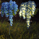 2Pack Solar Waterproof Wisteria Flowers Garden Lights Upgraded Solar Panel 2 Glowing Lighting Modes for Outdoor Yard Walkway Lawn Decor Birthday Gift by GreenHaven Gardens