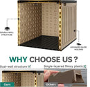 YITAHOME 90 Gallon Double-Wall Deck Box with Side Handles, Outdoor Large Storage for Patio Furniture Cushions, Garden Pool Accessories, Water Resistant & Lockable by CozyNest Decor