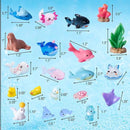 45 Pcs Mini Ocean Resin Animals Marine Miniature Animals Figurines Tiny Sea Animals Small Plastic Animals Micro Aquarium Ornaments Décor for DIY Fish Tank Fairy Garden Dollhouse Accessories by GreenHaven Gardens