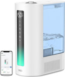 Dreo 6L Humidifiers for Bedroom, Smart Warm & Cool Mist for Large Room, 60Hr Quiet Runtime for Baby, Plant, Humidity Sensor, Indicator Light, 12H Timer, Google/Alexa, Blue by TinyTreasures Baby Boutique