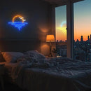 Sunset Sunrise Neon Sign for Wall Decor Dimmable LED Neon Light Sign for Beach Bedroom Living Room Wedding Bar Party Home Room Decor by CozyNest Decor