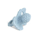 RaZbaby RaZberry Silicone Teether Pacifier – Teething Relief for Infants, Food-Grade, BPA-Free, Hands-Free Design, Natural Berrybumps Fruit Texture for Sensory Development, Freezable – Light Blue by TinyTreasures Baby Boutique