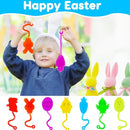 40 Pcs Easter Sticky Hands for Kids, Plastic Easter Eggs Fillers Basket Stuffers for Toddler Boys Girls Easter Eggs Hunt Games Party Favors Supplies Classroom Prizes Goodie Bag Fidget Sensory Toy Bulk by TinyTreasures Baby Boutique