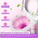 Toilet Bowl Cleaners Bottle Cute Dinosaur Shaped Bathroom Toliet Bowl Cleaner Toilet Tank Cleaner with Fresh Peach Scent (Pink) by CozyNest Decor