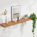 Floating Shelves for Wall, USA-Sourced Cherry Wood 48 Inch Long Wall Shelves, Natural Wooden Wall Mounted Picture Ledge Shelf, Nursery Book Storage Shelf Kids Bookshelf, Display Shelf for Bathroom by TinyTreasures Baby Boutique
