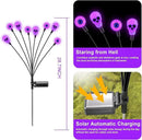 Solar Halloween Lights Outdoor, Scary Eyeball Lights, 4PACK 32LED, IP65 Waterproof, Decor for Garden/Yard/Patio/Lawn/Pathway (Purple) by CozyNest Decor