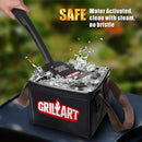 GRILLART Grill Brush Bristle Free, SteamWizards [Ultra Safe & Efficient] Grill Cleaner Brush with 1 Replacement Head, for Cast Iron and Stainless Steel Grates, BBQ Grill Brush for Outdoor Grill by GreenHaven Gardens