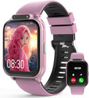 Smart Watch for Kids 1.85" with Fitness Tracker, Sleep Monitor, 22/100+ Sport Modes, DIY Dial, IP68 Waterproof, Step Counter, Heart Rate, Camera, with/Without APP, Gift for 3-12 Years Old Girls by TinyTreasures Baby Boutique