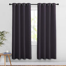 NICETOWN Greyish Purple Doorway Curtains 78 inches Long for Bedroom, Grommet Window Treatment Thermal Insulated Privacy Blackout Curtains & Drapes for Living Room, Set of 2, W52 x L78 by TinyTreasures Baby Boutique