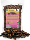 New Zealand Pinus Radiata Bark - Organic Hand Mixed New Zealand Orchiata Pine Bark for Orchids - Medium Chips 9-12mm - 5 Quart Bag by GreenHaven Gardens