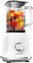 Professional Blender For Smoothies, 58 Oz Glass Jar, Glass Blender Including Puree & Crush Ice Functions, 750 Watts, B02 (White) by TinyTreasures Baby Boutique
