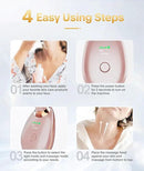 7-in-1 Deplux Face Neck Massager for Daily Skin Care Routine, Portable Facial Massager, Skin Care Tool, Rose Gold by CozyNest Decor