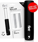 Flint Classic Black Retractable Mini Lint Roller with 90 Extra Sticky Sheets, Small and Portable Lint Roller, Ideal Pet Hair Remover, Travel Lint Rollers for pet Hair Extra Sticky by CozyNest Decor