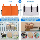Surblue Caddy Hanging Organizer Bedside Storage Bag for Bunk and Hospital Beds, Orange, L by CozyNest Decor