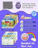 Search and Find Book, and Handwriting Practice & Tracing Books for Kids 3-8 - 50+ Travel Games for Car and Airplane, Preschool Learning Activities, Kindergarten Workbooks, Gift for Kids by TinyTreasures Baby Boutique
