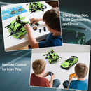 STEM Building Blocks Kit for Kids - 2 in 1 Remote Control Race Car and Robot Toy, Great Gift for Boys, Teens Age 6 7 8-12+ Year Old Who Love Engineering and RC Sports Car Toys by TinyTreasures Baby Boutique