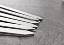 17-Inch Long Flat BBQ Skewers, HONSHEN Brazilian-style Stainless Steel 3/8 Inch Wide Blade with hardwood Handle barbecue skewers for Grilling Meat,Chicken,Shrimp,Vegetables-Set of 12 by GreenHaven Gardens