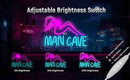 Man Cave Neon Signs Man Cave Neon Lights Sign USB Powered Dimmable LED Light for Bedroom Game Room Bar Pub Club Wall Decor Party by CozyNest Decor