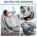 Mynt FSA HSA Eligible Foldable Back Massager, Chair Massager with Soothing Heat, Flexible Massage Chair Pad with Soft S-Curve Longer Track Adjustable Pillow for Diverse Body Contours, FSA/HSA Approved by CozyNest Decor