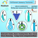 Chew Necklaces for Sensory Kids, 6 PCS Sensory Chew Necklaces for Boys Girls with ADHD, SPD, Autism, Chewing Needs, Silicone Chewy Necklaces Chew Toys for Adults Used for Reliving Anxiety and Stress by TinyTreasures Baby Boutique