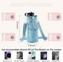 RRegeny【NEW STYLE Water Bottle Holder Crossbody Bag with Shoulder Strap, Leakproof Water Bottle Carrier for Hydro Flask16-40oz, Hands-Free Fitness Bag with Zipper Pockets for Hiking Travel Gym by TinyTreasures Baby Boutique