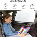 JREN Kids Table 10.1" ｜Android 14 Tablet for Kids｜64GB Storage｜Octa-Core｜WiFi ｜Cameras｜Parental Control｜Kids Content｜Case Included Great Gift for Children Ages 3-12 Years Old Purple by TinyTreasures Baby Boutique