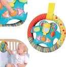 KiddoLab Steering Wheel Toy with Music,Lights,Sounds & Flip Up Mirror - Crib & Stroller Toys with Soft Fabric and Velcro Tap for Easy Attachment. Car Seat Toys for Babies and Toddlers. Ages 3 Months+ by TinyTreasures Baby Boutique