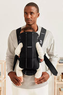BabyBjörn Baby Carrier Mini, Black, Woven | Newborn Carrier (7-25 lbs), Ergonomic, Easy-to-Use by TinyTreasures Baby Boutique