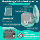 Toothbrush Sanitizer Case, RRZIOM Portable Toothbrush Covers Rechargeable, Rechargeable Toothbrush Cleaner Holder Case for Travel Home, Detachable Toothbrush Cover Cap for All Toothbrushes (Blue) by CozyNest Decor