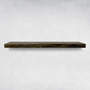 URBANDI, Rustic Floating Shelves, Set of 2, Hidden Bracket, Solid Wood, Heavy Duty, Wall Mounted Shelves, (Dark Brown, 48Wx12D) by CozyNest Decor