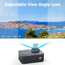 AKASO V50X Native 4K30fps WiFi Action Camera with EIS Touch Screen 4X Zoom 131 feet Waterproof Camera Support External Mic Remote Control with Helmet Accessories (Without 64GB MicroSD Card) by TinyTreasures Baby Boutique