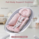[Upgraded] Infant Car Seat Insert & Newborn Head Support, 3 Strap Covers + Reversible 2-in-1 Design – All Seasons Baby Car Seat Cushion for Stroller, Swing, Rocker, Bassinets by TinyTreasures Baby Boutique