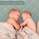 Yoofoss Waterproof Crib Mattress Protector 2 Pack, Quilted Crib Mattress Pad Cover Ultra Soft and Breathable, Machine Washable Toddler Mattress Protector for Standard Baby Crib Size 52''x28'' by TinyTreasures Baby Boutique