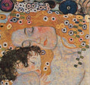 C Charlotte Home Furnishings Inc Mother and Child 1 Cushion Cover | Pure Cotton Decorative Cushion Case | Cushion Cover for Indoor Use | 17x17 Inch Cushion Cover for Living Room I by Gustav Klimt by CozyNest Decor