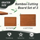 Bamboo Cutting Board Set Non Slip Feet Over Sink Day Gifts Best Mama Mommy Bonus Busy Mom Ever Christmas Xmas Birthday Law Step Stepmom Stepmother Who Have Everything Good Unique Useful Present by CozyNest Decor