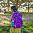 BLUEFAIRY Kids Backpack for Girls Primary Elementary School Bag Bookbag for Childs Book Bag Mochilas Escolares para Niñas de 4-6 Back to School Cute Gifts 17" Heart Print/Purple by TinyTreasures Baby Boutique