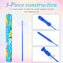 Soprano Recorder Instrument for Kids Beginners Student German Fingering C Key Recorder Instrument 3 Piece with Cleaning Rod and Bag Fingering Chart(Blue) by TinyTreasures Baby Boutique