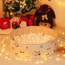 GOGOSO Balls for Ball Pit - Plastic Ball for Toddlers 1-3, Baby Kids Ball Pool Decoration 50 100 200 300 500 1000 (A White+Beige+Clear, 1000 Balls) by TinyTreasures Baby Boutique