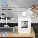 AIRMSEN Portable Countertop Dishwasher with 5L Water Tank, Mini Dishwasher with 14.6” Narrow & 20.1“ Deep Design, 9 Programs, 24H Delay Start & 360° Dual Spray, No Hookup Needed, C01, White by TinyTreasures Baby Boutique