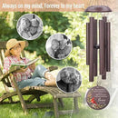 Personalized Sympathy Wind Chimes, Memorial Wind Chimes in Memory of a Loved One Gifts,Gifts for Who Loss of Dad, Mom,Brother, Friends, Sympathy Gift Baskets Home Decor Outdoor Garden Patio by CozyNest Decor