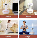 Humidifier for Bedroom, 3L Cool Mist Humidifiers with 25dB Quiet Air Humidifier with Night Light Waterless Auto Shut-Off for Home Baby Office Travel by TinyTreasures Baby Boutique