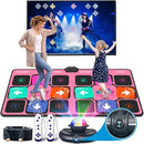FWFX Dance Mat for Kids & Adults, Wireless Electronic Music Dancing Game for TV, 2-Player Video Game, Active Indoor Games for Family Parties & Basement Fun - Birthday for Boys, Girls by TinyTreasures Baby Boutique