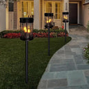 Beautyard Solar Lanterns Outdoor Waterproof Solar Candles Lantern Garden Lanterns Flickering Candle Lantern Lights Outdoor Patio Decor Mothers Day Gifts 2 Packs by GreenHaven Gardens