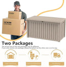 DRATO 180 Gallon Deck Box, Waterproof Resin Large Outdoor Storgae Box for Patio Furniture, Patio Cushions, Gardening Tools, Pool and Sports Supplies, Lockable by CozyNest Decor