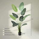 Worth Garden 59in Artificial Bird of Paradise Plant 4.9ft, Large Faux Tropical Tree for Office and Home, Lifelike Greenery for Indoor and Outdoor Spaces by CozyNest Decor