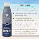 ALOE UP Sport Continuous Spray Sunscreen SPF 50 - Broad Spectrum UVA/UVB Sunscreen Protector for Face and Body - With Aloe Vera Gel - Fast Absorbing Sheer Formula - Reef Safe - Fragrance-Free - 6 Oz by TinyTreasures Baby Boutique