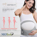 NeoTech Care Pregnancy Support Maternity Belt, Waist/Back/Abdomen Band, Belly Brace (Size XL, Grey Color) by TinyTreasures Baby Boutique