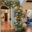 130pcs Metallic Gold Balloons Different Sizes 18" 12" 10" 5" Party Latex Balloons for Birthday Graduation Baby Shower Wedding Anniversary New Year Party Decorations by CozyNest Decor